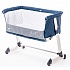 Детская приставная кроватка Nuovita Accanto, цвет - Blu scuro Lino/Темно-синий лён  - миниатюра №5
